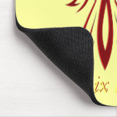 フェニックスの深紅色の上昇 マウスパッド (コーナー)