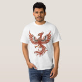 フェニックスの炎の紋章 Tシャツ (正面フル)