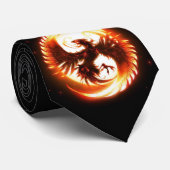 フェニックスの白熱タイ ネクタイ (ロール)