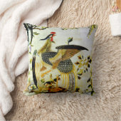 フェニックスの見事な旧式で中国のな刺繍 クッション (ブランケット)