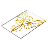 フェニックスの金ゴールド ノートブック (左側)