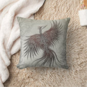 フェニックスの骨格枕 クッション (ブランケット)