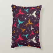 フェニックスの鳥の姿パターン アクセントクッション (裏面(縦))