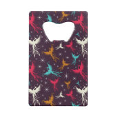 フェニックスの鳥の姿パターン クレジットカード栓抜き (裏面)