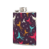 フェニックスの鳥の姿パターン フラスク (左)