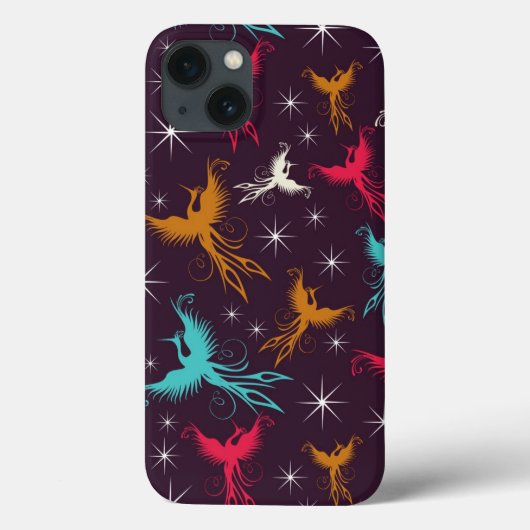 フェニックスの鳥の姿パターン Case-Mate iPhoneケース (裏面)