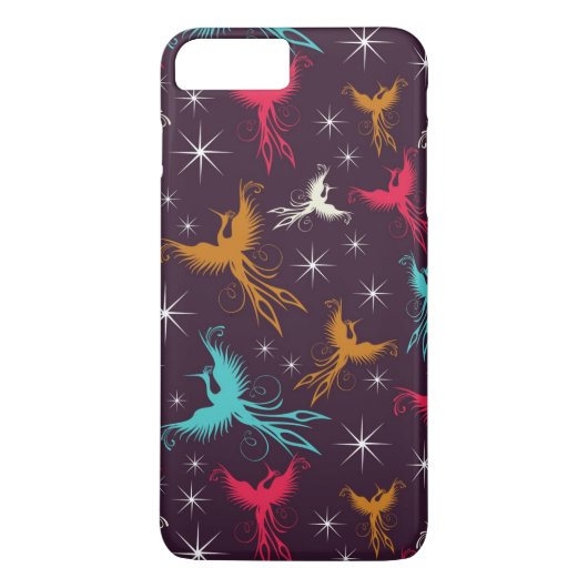 フェニックスの鳥の姿パターン Case-Mate iPhoneケース (裏面)