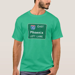 フェニックスのAZの交通標識 Tシャツ