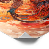 フェニックスアセンダント：回復力のある女性のポートレート ポスター (角)