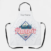 フェニックスアゾ統一されたナ州スカイラインヴィンテージUSA エプロン (正面)