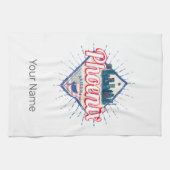 フェニックスアゾ統一されたナ州スカイラインヴィンテージUSA キッチンタオル (横)