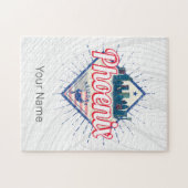 フェニックスアゾ統一されたナ州スカイラインヴィンテージUSA ジグソーパズル (横)