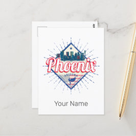 フェニックスアゾ統一されたナ州スカイラインヴィンテージUSA ポストカード