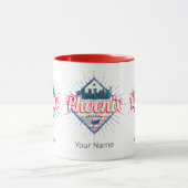 フェニックスアゾ統一されたナ州スカイラインヴィンテージUSA マグカップ (中央)