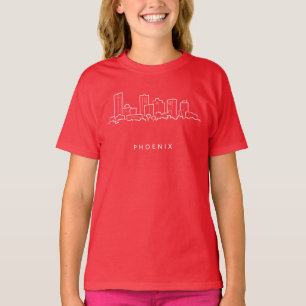 フェニックスアリゾナのスカイライン Tシャツ