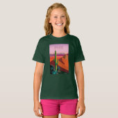 フェニックスアリゾナ|旅行ポスター Tシャツ (正面フル)