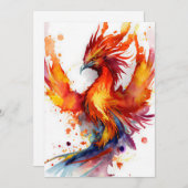 フェニックスインフレイムズウォーターカラーデザイン シーズンカード (正面/裏面)