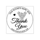 フェニックスカスタムビジネスサンキュー ラバースタンプ (インプリント)