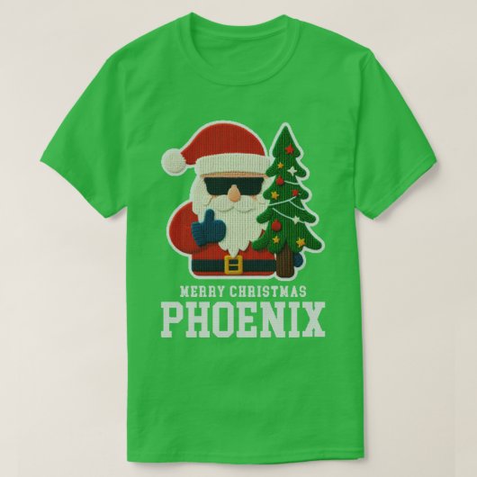 フェニックスクリスマス Tシャツ (デザイン正面)