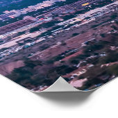 フェニックススカイラインピンクトワイライト ポスター (角)