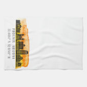 フェニックススカイラインマップ座標 キッチンタオル (横)