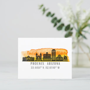 フェニックススカイラインマップ座標 ポストカード