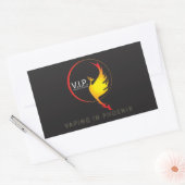 フェニックスステッカーの蒸発 長方形シール (封筒)