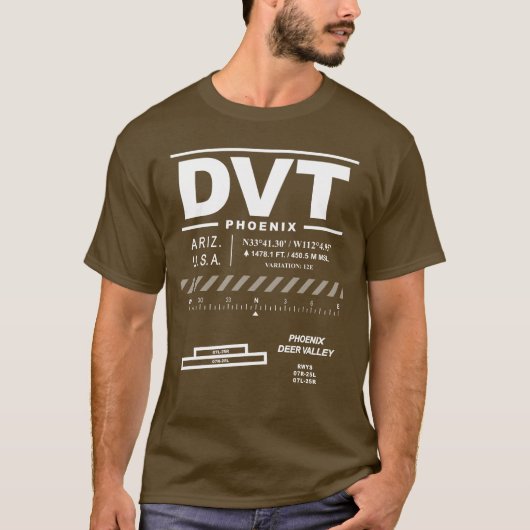 フェニックスディアバレーエアポートDVT Tシャツ (正面)