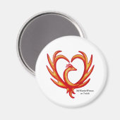 フェニックスハート、MeWarriorWoman on Twitch マグネット (正面/裏面)