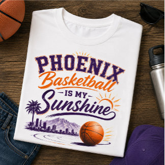 フェニックスバスケは私の太陽です ファンTシャツ トライブレンドTシャツ