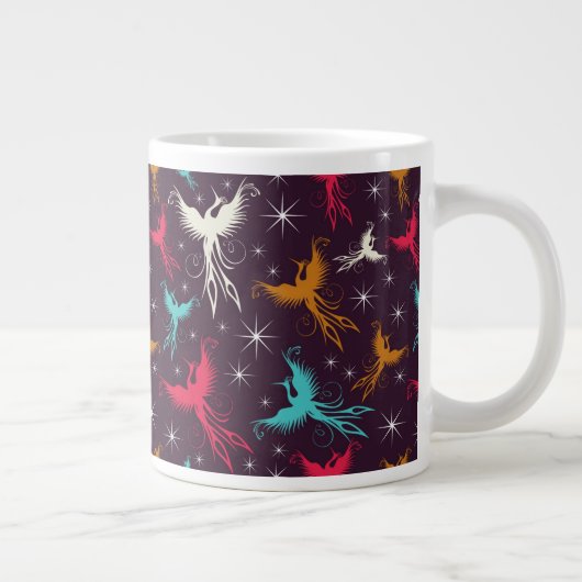 フェニックスバーズ姿パターン ジャンボコーヒーマグカップ (右)