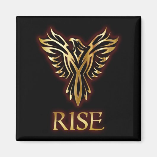 フェニックスバードライズ角磁石 マグネット (正面)