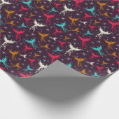 フェニックスバード姿パターン ラッピングペーパー (角)