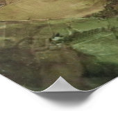 フェニックスビルモンクレア1937航空地図PA ポスター (角)