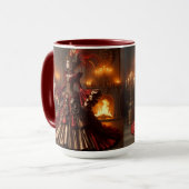 フェニックスファイアクイーンステームパンク産業ビクトリアン産業 マグカップ (正面左)