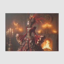 フェニックスファイアクイーンステームパンク産業ビクトリアン産業 薄葉紙