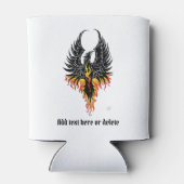 フェニックスファイアバードの部族の炎 缶クーラー (裏面)