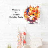 フェニックスファイアバード子供の誕生日 横断幕 (インサイチュ)