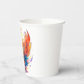 フェニックスファイアバード子供の誕生日 紙コップ (左)