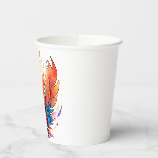 フェニックスファイアバード子供の誕生日 紙コップ (左)