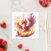 フェニックスファイアバード誕生日 スタンダードカクテルナプキン (インサイチュ)