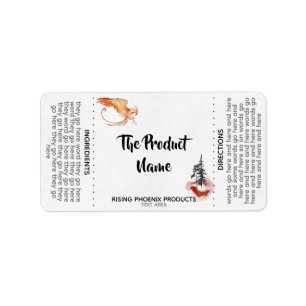 *~*フェニックスヘア体クリーム顔バスソープ ラベル