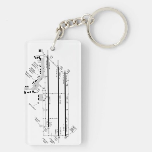 フェニックスメサゲートウェイ空港図/タクシー図 キーホルダー (裏面)