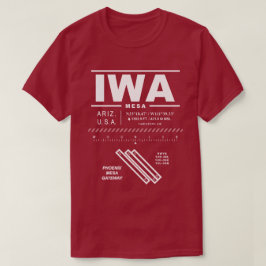 フェニックスメサゲートウェイ空港IWA Tシャツ