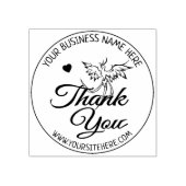 フェニックスモダンカスタムビジネスサンキュー ラバースタンプ (インプリント)