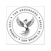 フェニックスライジングアドレススタンプ セルフインキングスタンプ (デザイン)