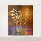 フェニックスライジングタペストリー タペストリー (正面)