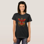 フェニックスライジングファンタジー神秘 Tシャツ (正面フル)