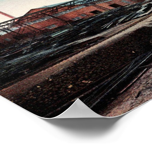 フェニックスヴィルアイアンワークスイラストレーション ポスター (角)