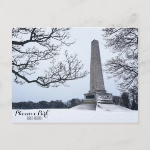フェニックス公園の雪の日 ポストカード
